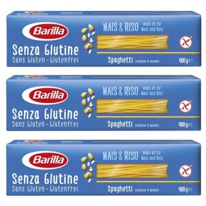 Макаронные изделия Barilla Spaghetti без глютена, 400 г 3 пачки