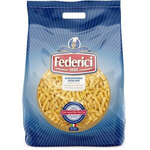 Макаронные изделия Federici Спиральки из твердых сортов пшеницы № 42, 3 кг