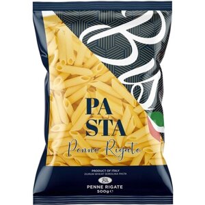 Макароны BIS из твердых сортов пшеницы Penne Rigate/Перья, Италия, 500 г