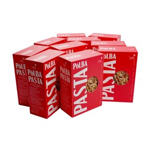 Макароны цельнозерновые спирали из полбы Pasta 10 упаковок по 500 г, диетические продукты, Рондапродукт