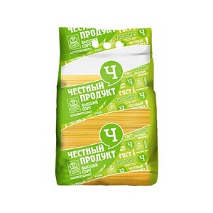 Макароны "Честный продукт" Спагетти тонкие (5 кг) Высший Сорт ГОСТ