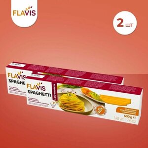 Макароны Flavis спагетти с низким содержанием белка, 500 г, 2 шт.