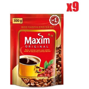 "Максим" растворимый кофе 300г, 9 шт