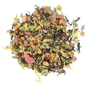 "Малина с мятой" чай фруктово-травяной, тизан, 100 гр