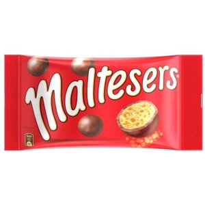 Maltesers Драже Хрустящие шарики, покрытые молочным шоколадом, 37 г, пакет