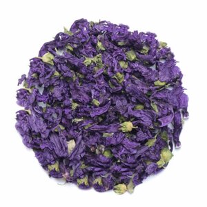 Мальва цветки, сухоцвет, для кондитера, травяной чай, цветочный чай, синий цветок 100 гр.