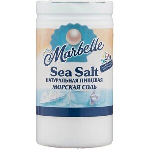 Marbelle Соль морская, мелкий, 80 г, пластиковая банка