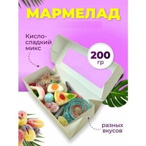 Мармелад детский жевательный ассорти в виде фигур 200 грамм Россия