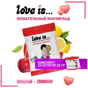Мармелад Love is жевательный ЖуйМиксик Вишня-лимон 20 шт по 20 г