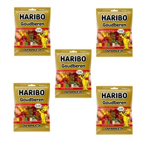 Мармелад жевательный Haribo Goldbaren Харибо Золотые Мишки 5 уп. по 75 гр.