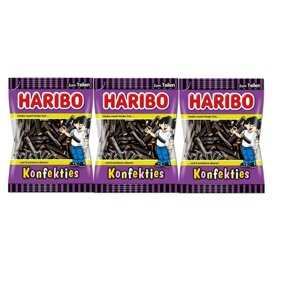 Мармелад жевательный Haribo konfekties, с лакрицей,3 уп. х 160 гр. Германия
