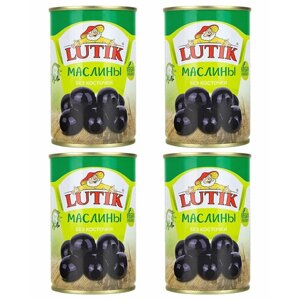 Маслины Lutik без косточки, 280 гр. 4 шт.