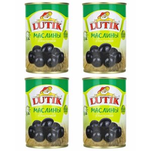 Маслины Lutik с косточкой, 280 гр. 4 шт.