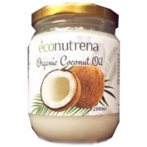 Масло кокосовое Econutrena органическое, 0.2 л
