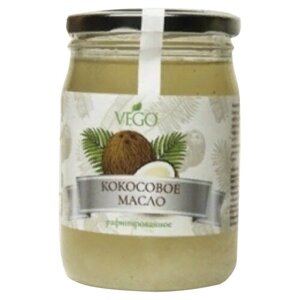 Масло кокосовое VEGO рафинированное, 0.5 кг, 0.5 л