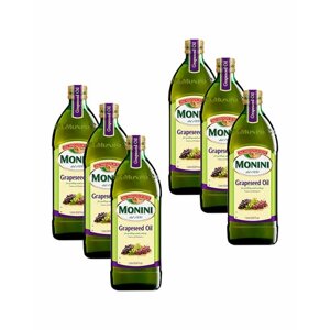 Масло Monini из Виноградных Косточек Grapeseed Oil 1 л. 6 шт