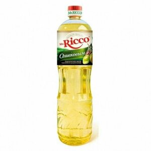 Масло MR. RICCO подсолнечное рафинированное с добавлением оливкового, 1000 мл * 2 шт.
