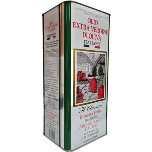Масло оливковое 5 л, Италия, нерафинированное высшего качества Extra virgin olive oil «IL CLASSICO»