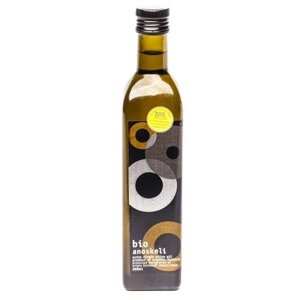 Масло оливковое Anoskeli Extra Virgin Био, 0.9 кг, 0.5 л