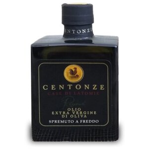 Масло оливковое CENTONZE Extra virgin Spremuto a Freddo нерафинированное 200 мл, стекло, Италия