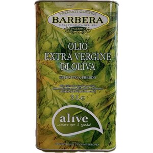 Масло оливковое Extra Virgin Barbera Alive (Объем: 3-0-л)
