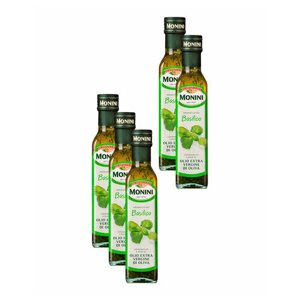 Масло оливковое Monini Экстра Вирджин Базилик 0,25 л. 5 шт