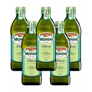Масло оливковое Monini Экстра Вирджин Деликато 0,5 л. 5 шт