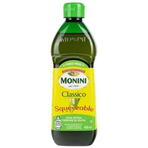 Масло оливковое Monini нерафинированное Classico, пластиковая бутылка, 0.45 л