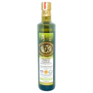 Масло оливковое Mylos Plus Organic Extra Virgin, 0.95 кг, 0.5 л