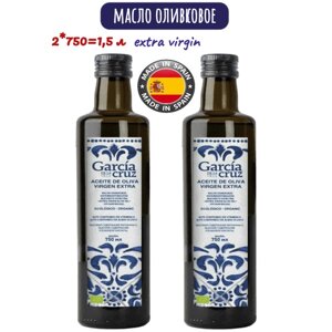 Масло оливковое нерафинированное для салата Extra Virgin Organic, 750 мл Garcia De La Cruz