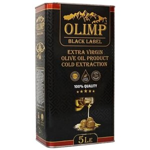Масло оливковое OLIMP Extra Virgin Cold Extraction нерафинированное, 5.1 кг, 5 л