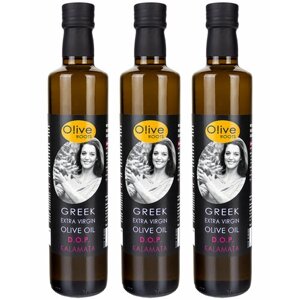Масло оливковое Olive ROOTS Экстра Вирджин Kalamata D. O. P. 500 мл - 3 шт