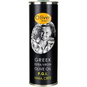 Масло оливковое Olive ROOTS нерафинированное высшего качества первого холодного отжима Экстра Вирджин Hania Crete P. G. I., 500 мл
