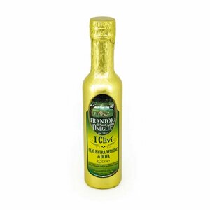 Масло оливковое первого холодного отжима (экстра верджин) из 100% итальянских оливок I CLIVI, SANT'AGATA, 0,25 л (ст/бут в золотой фольге)