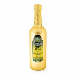 Масло оливковое первого холодного отжима (экстра верджин) из 100% итальянских оливок I CLIVI, SANT'AGATA, 0,75 л (ст/бут в золотой фольге)