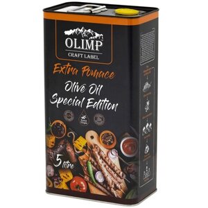 Масло Оливковое Рафинированное OLIMP Craft Label Extra Pomace, Высший Сорт, 5л (Греция)