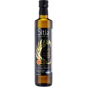 Масло оливковое Sitia Extra Virgin 0.2%стеклянная бутылка, 0.5 л