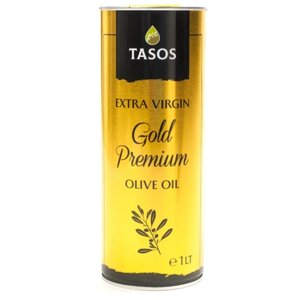 Масло Оливковое TASOS GOLD Oliva Oil Высший Сорт Extra Virgin,1л (Греция) заправка для салата / нерафинированное 1 л