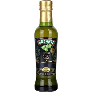 Масло оливковое Urzante Extra Virgin нерафинированное высшего сорта первого холодного отжим Экстра Вирджин, 0,25л