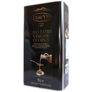 Масло оливковое Vesuvio нерафинированное Oro Extra Vergine, 5 кг, 5 л