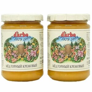 Мёд D`ARBO кремовый горный, 1 кг * 2 шт