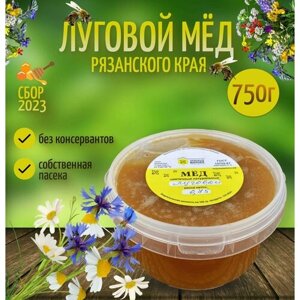 Мед Луговой Натуральный 750 грамм