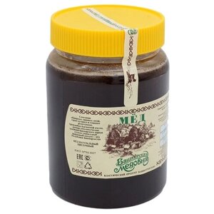 Мёд натуральный Башкирский гречишный "Башкирская медовня" 1000 гр пластик