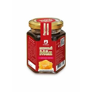 Мёд пантовый с красным корнем, Алтаведъ 210 гр