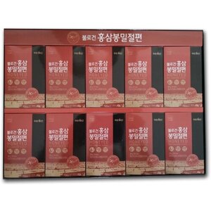Медовые цукаты из красного корейского женьшеня 6-ти лет, тэдон Поллугон, слайсы, 200 г (подарочная коробка)