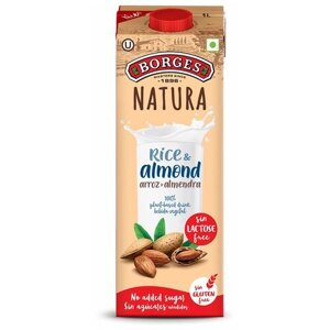 Миндальный напиток Borges Borges Natura растительное молоко, 1 л 2%1 кг, 1 л