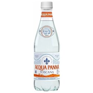 Минеральная вода Acqua Panna негазированная, ПЭТ, без вкуса, 24 шт. по 0.5 л