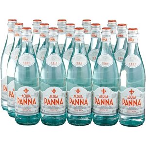 Минеральная вода Acqua Panna негазированная, стекло, без вкуса, 15 шт. по 0.75 л