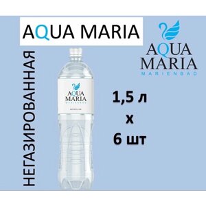 Минеральная вода Aqua Maria (Аква Мария) 1,5л х 6 шт. б/г, пэт