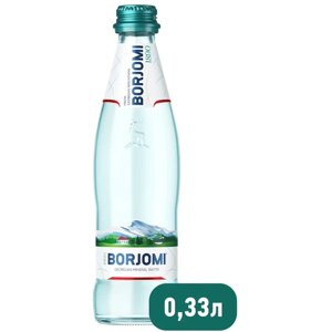 Минеральная вода Borjomi / Боржоми газированная, стекло 0.33 л